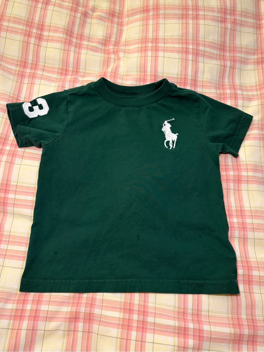 Green Polo Ralph Lauren Kids Tee